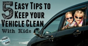 keep your vehicle clean with kids