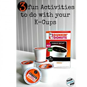 dunkin donuts k-cup activities