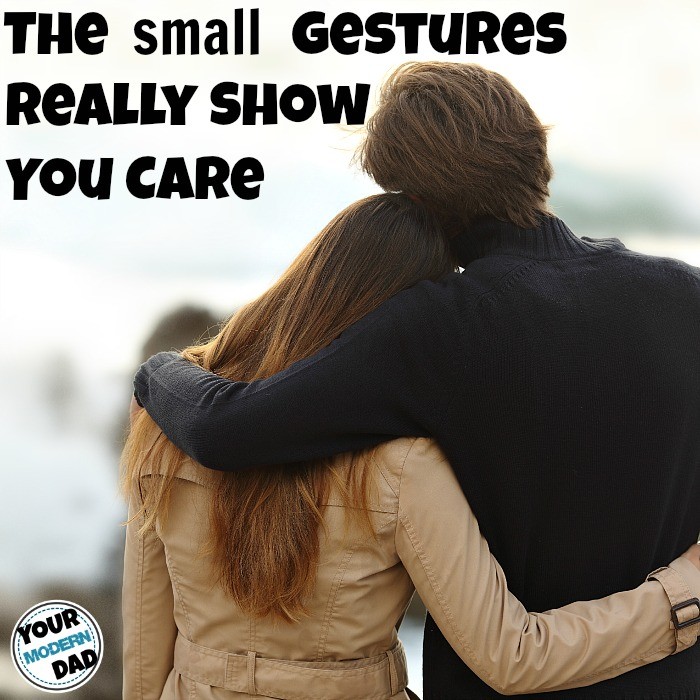 small gestures show you card