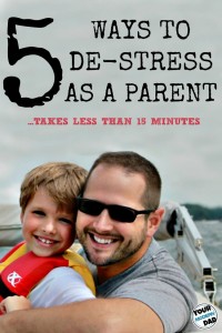 5 ways to de-stress as a parent