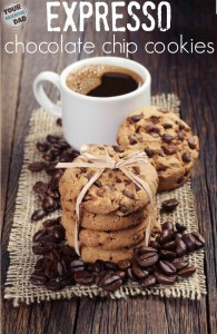 expresso chocolate chip cookies