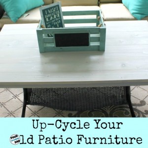 tips to up cycle your old patio furniture 1