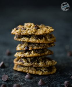 Protein Oatmeal chocolate chip cookies